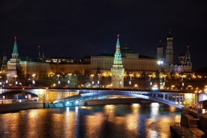 Автобусная экскурсия по вечерней Москве